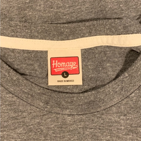 HOMAGE Gray Vintage Sports Short Sleeve Tee - Picture 3 of 4